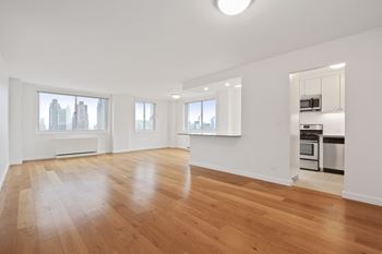 Vinyl wood floors throughout
